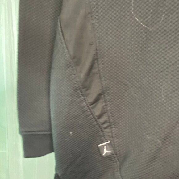 Nike Air Jordan Mens Large Jacket 20th Anniversary 2005 Zip Up Black - Picture 3 of 6